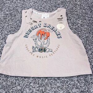 Brand new crop shirt NWT